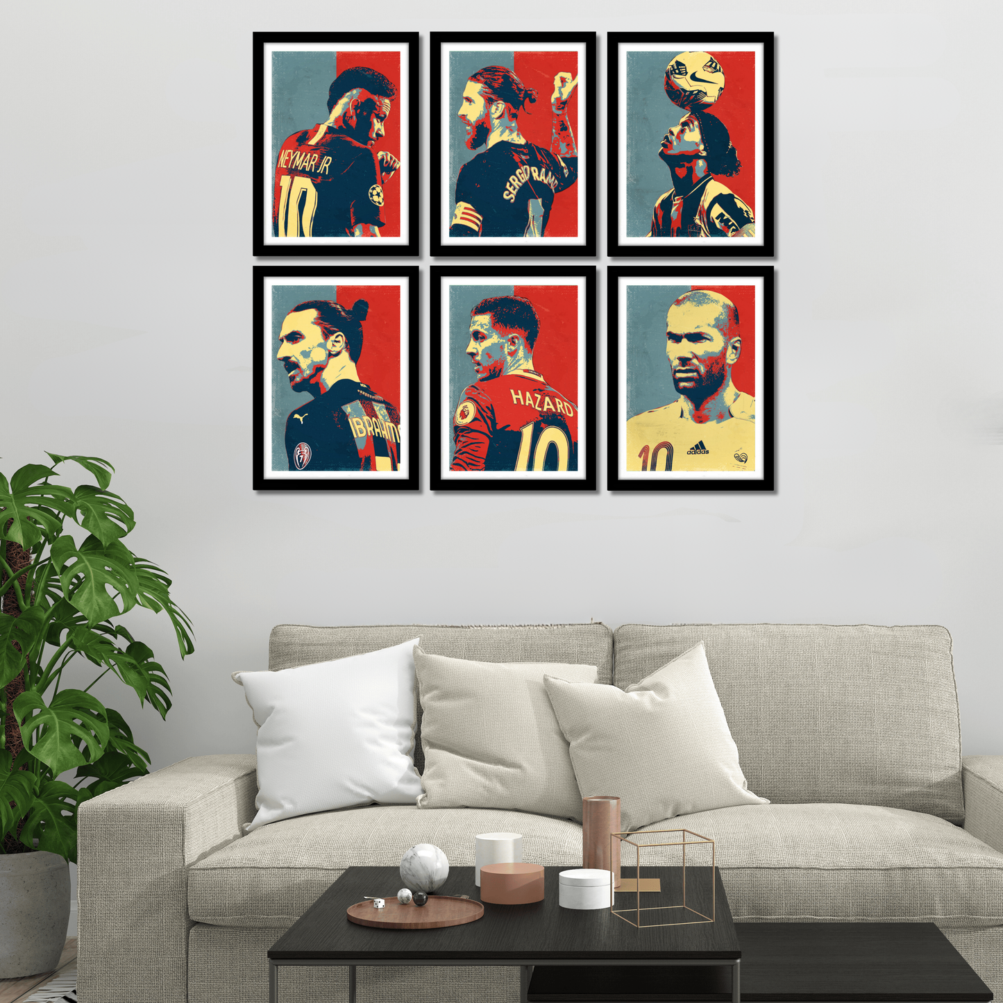 Football Legend's(Set Of 6) Artwork