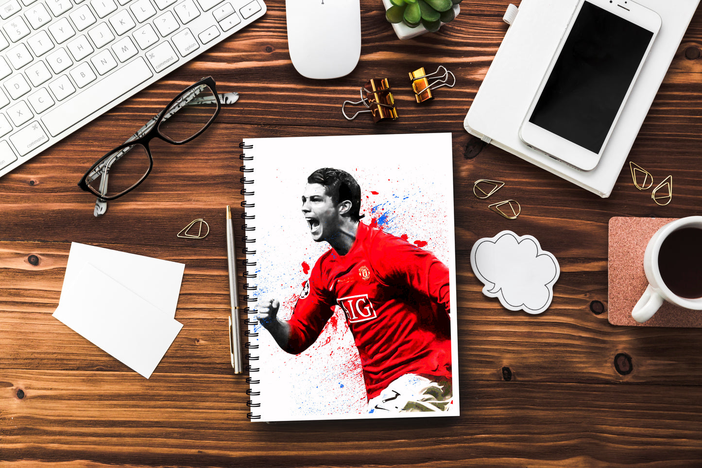 Cristiano Ronaldo Printed Notebook