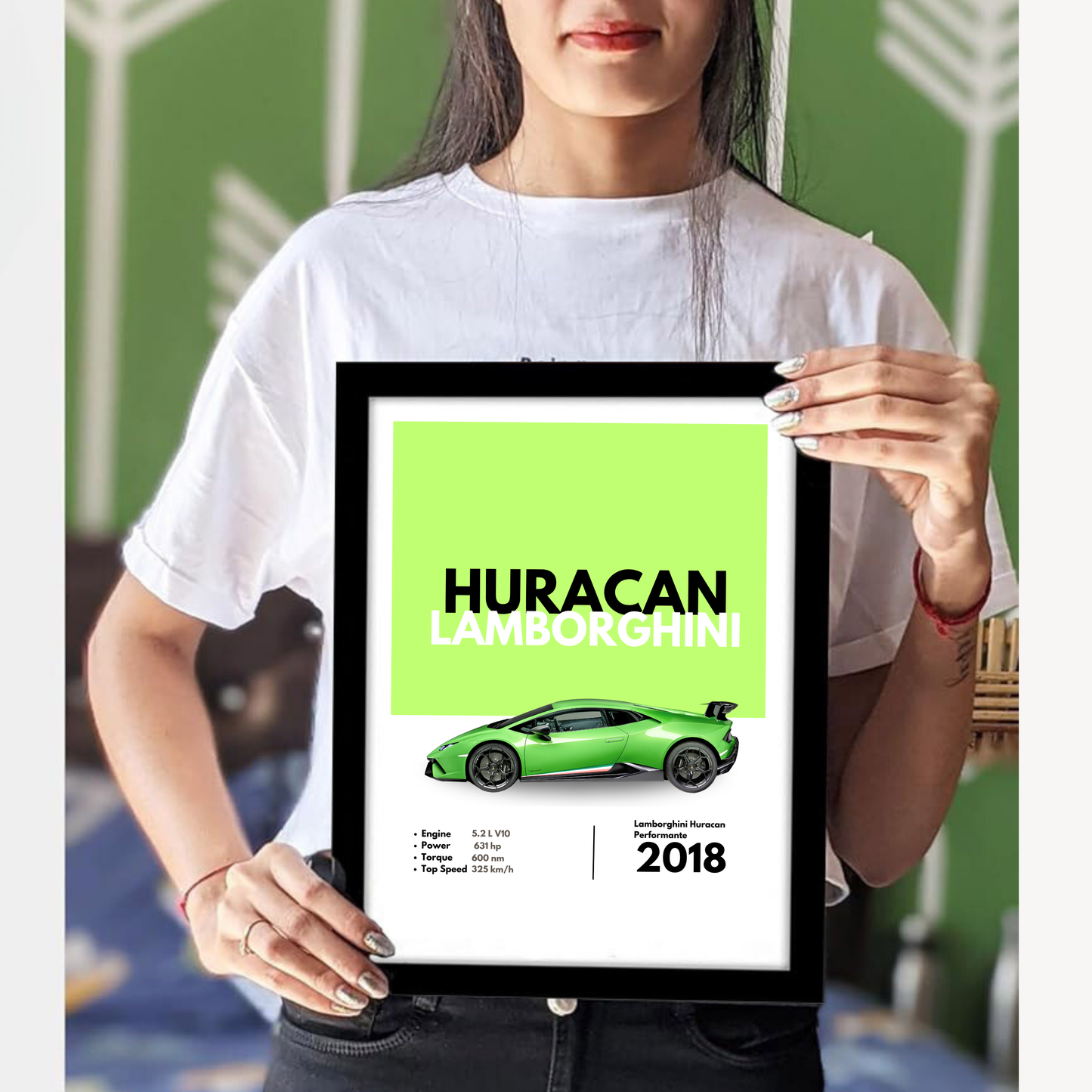 Huracan Lamborghini Supercar Artwork