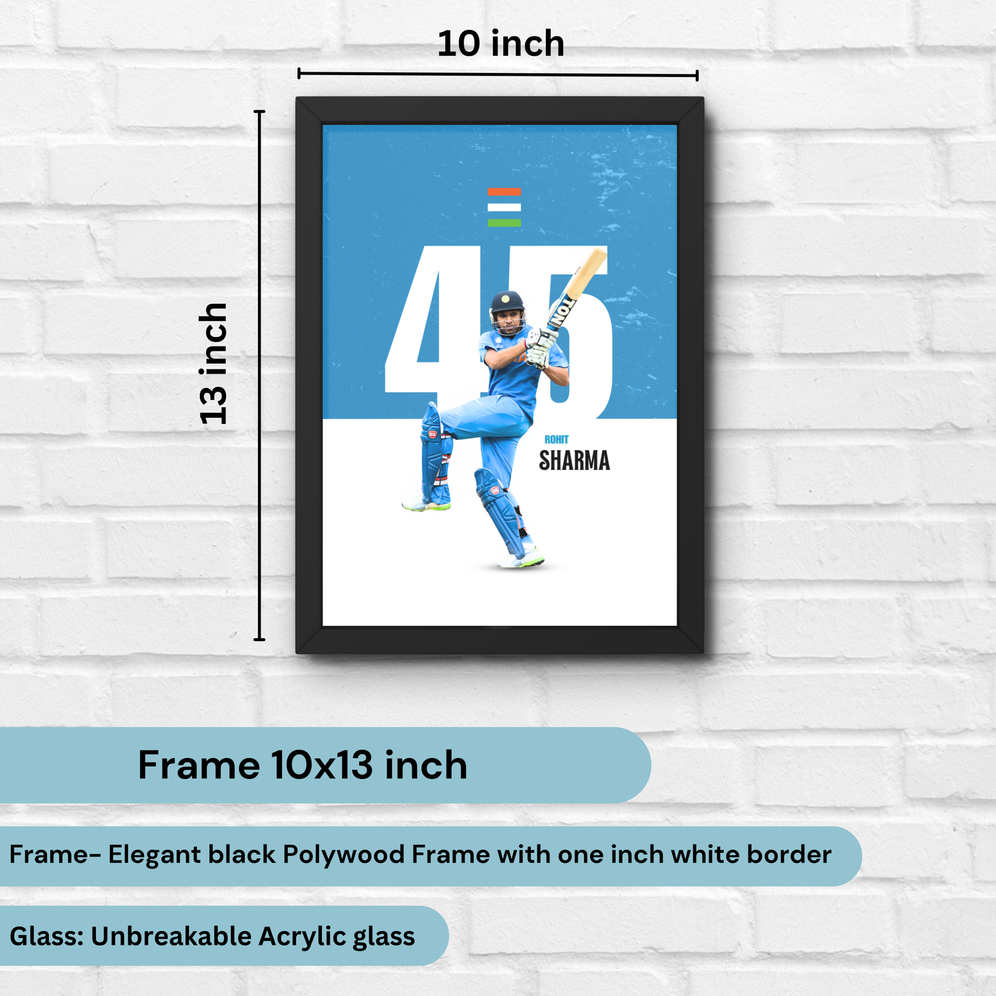 Rohit Sharma Cricket Art work