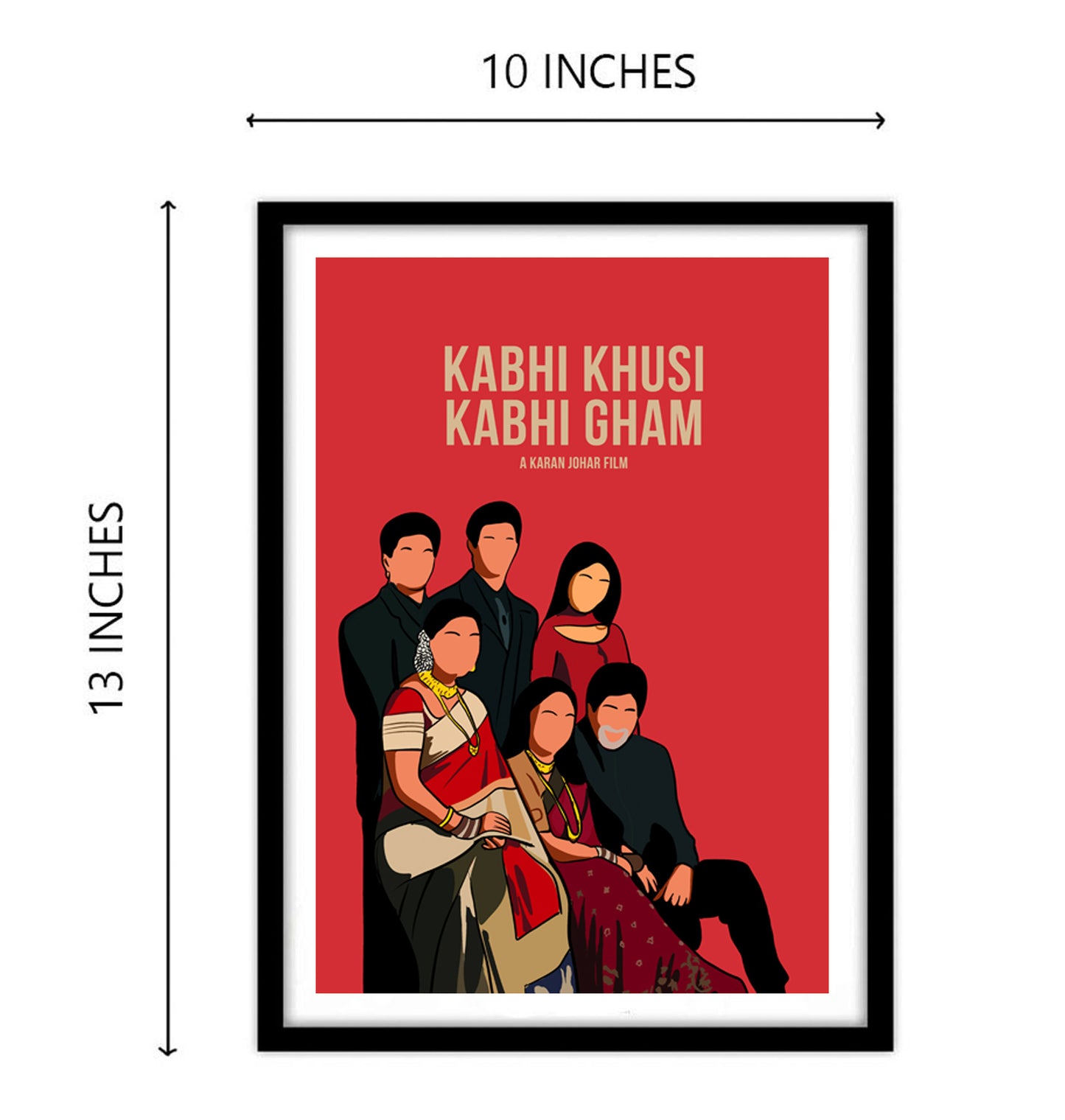 kabhi Khushi Kabhi Gham Movie Art work