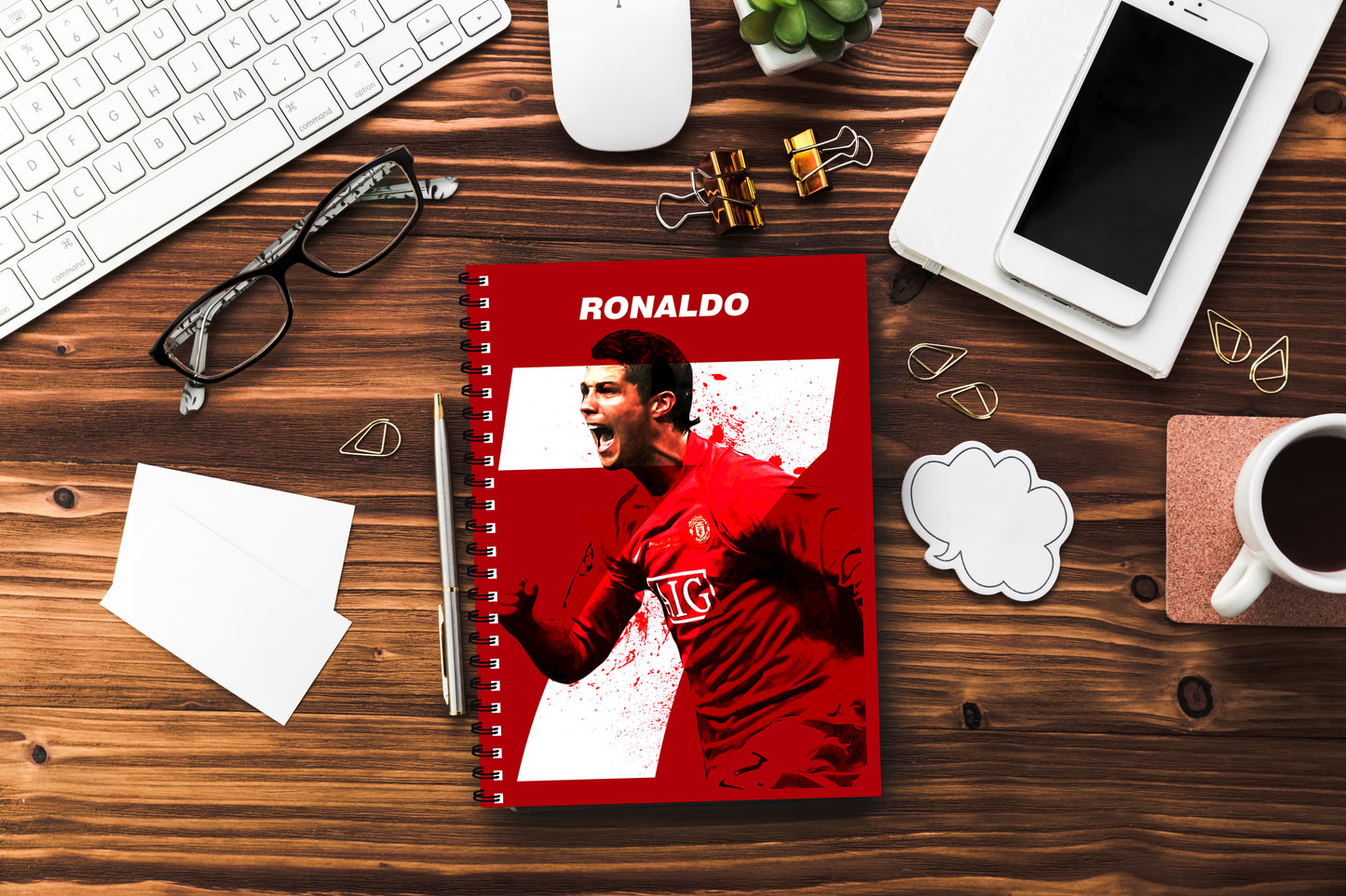 Cristiano Ronaldo Printed Notebook