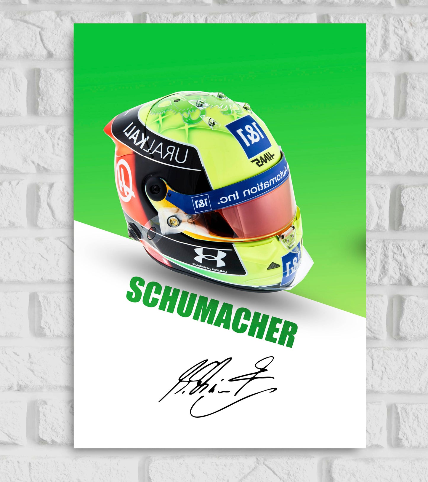 Michael Schumacher Motorsports Art work