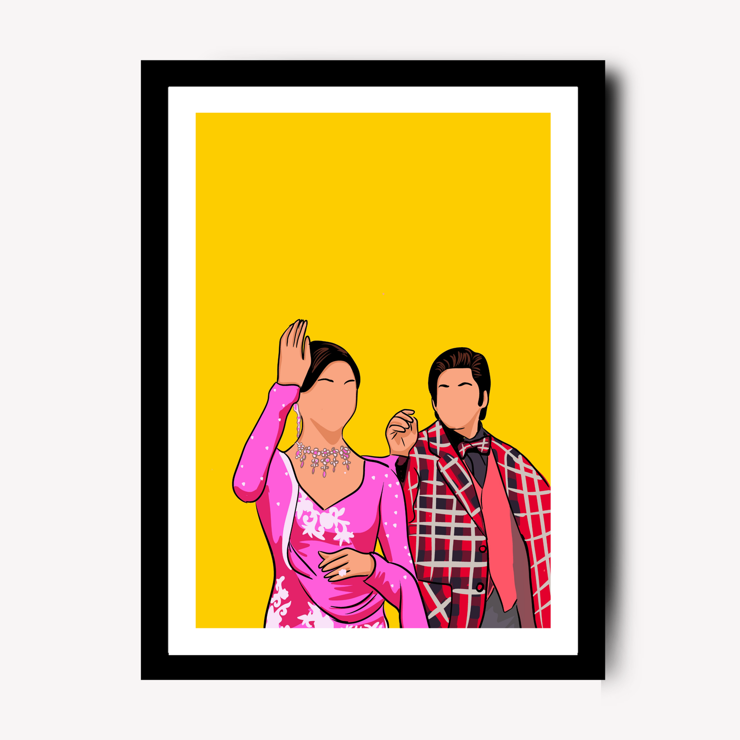 Om Shanti Om Movie Shahrukh Khan Artwork Bollywood | Poster | Frame | Canvas