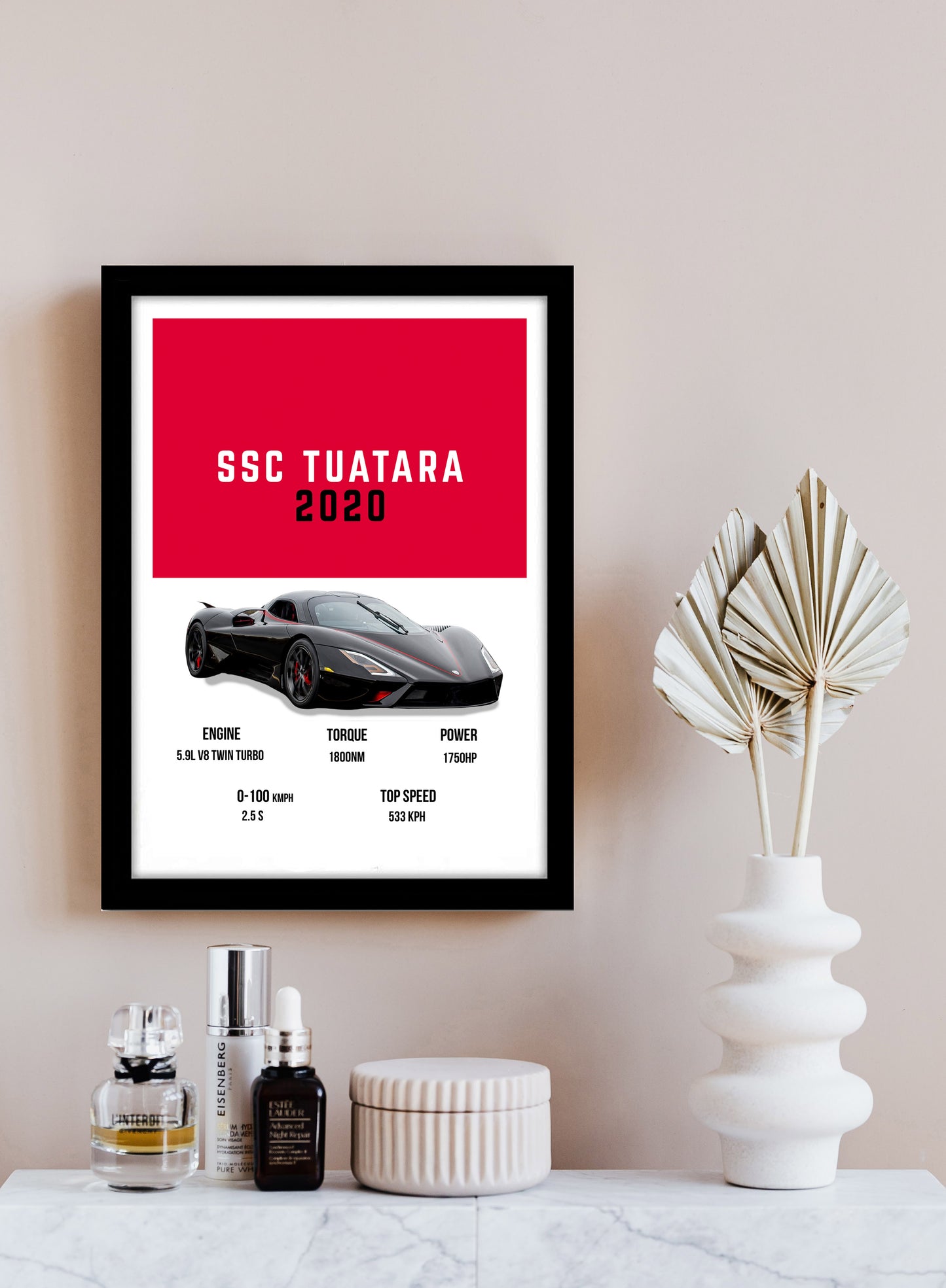 SSC Tuatara Supercars Art work