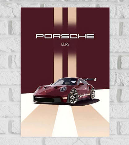 Porsche Supercar Art work