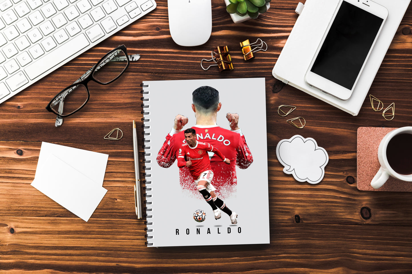 Cristiano Ronaldo Printed Notebook