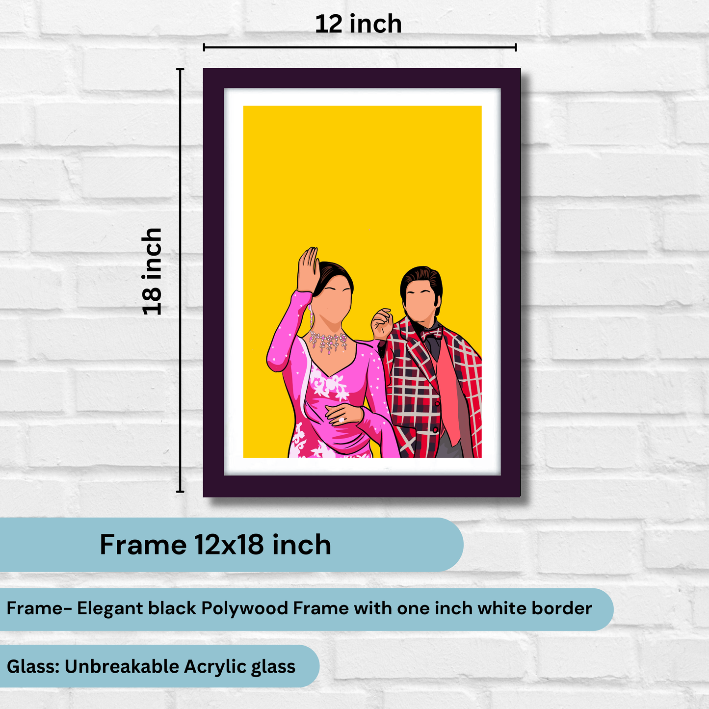 Om Shanti Om Movie Shahrukh Khan Artwork Bollywood | Poster | Frame | Canvas