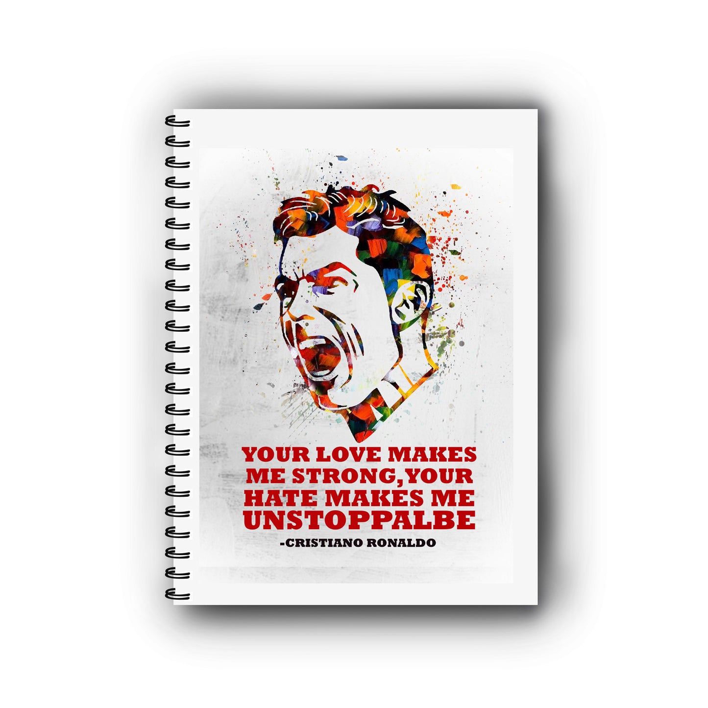 Cristiano Ronaldo Printed Notebook