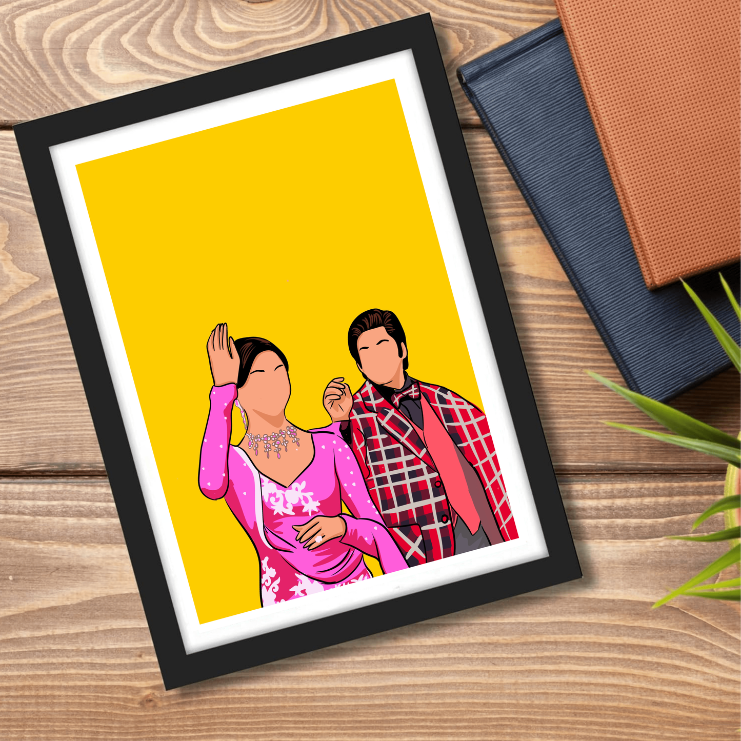 Om Shanti Om Movie Shahrukh Khan Artwork Bollywood | Poster | Frame | Canvas