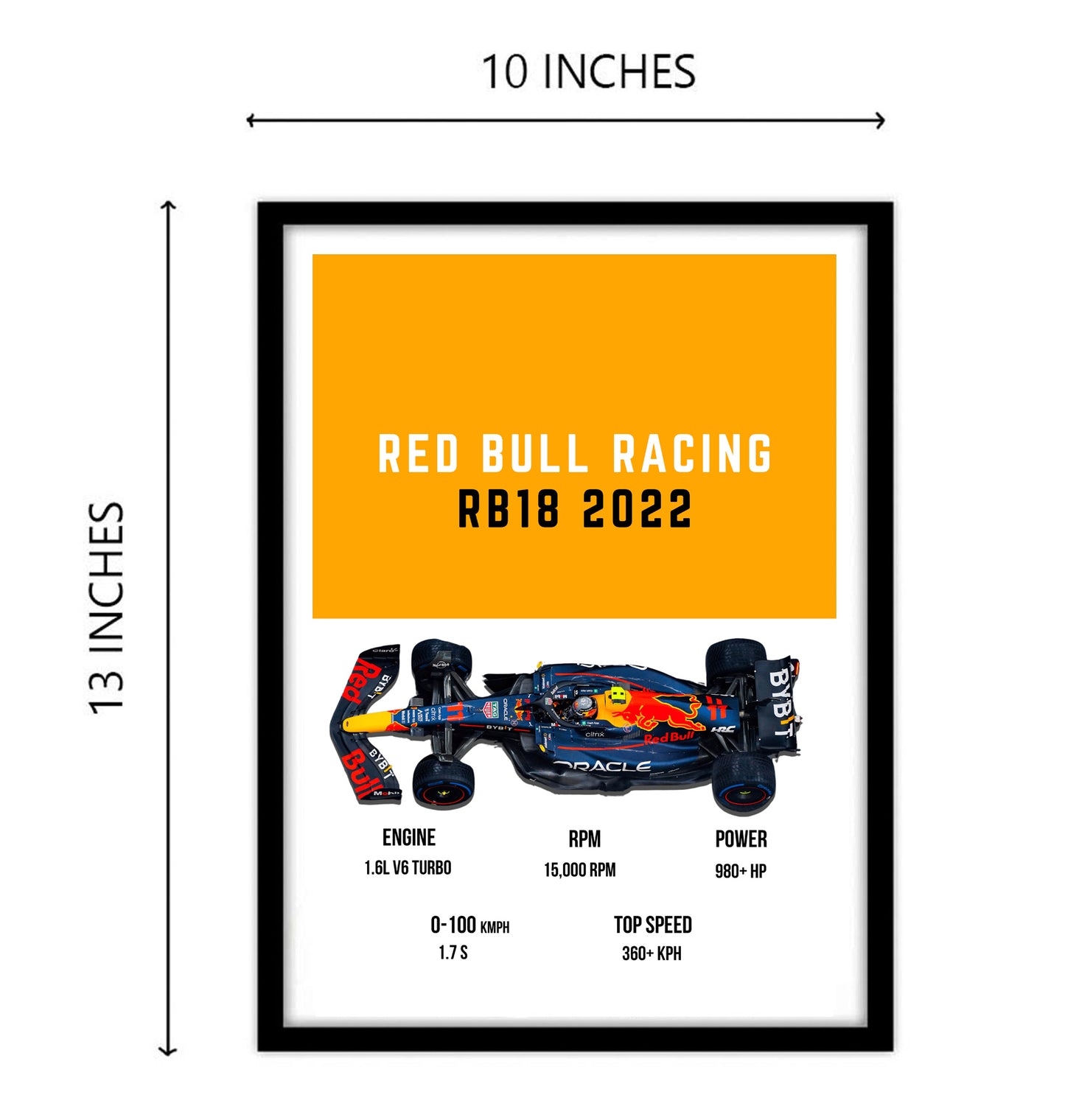 Red Bull Racing Supercars Art work