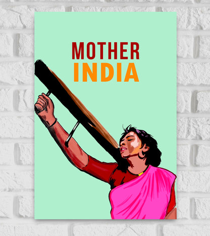 Mother India Movie Classic Art work