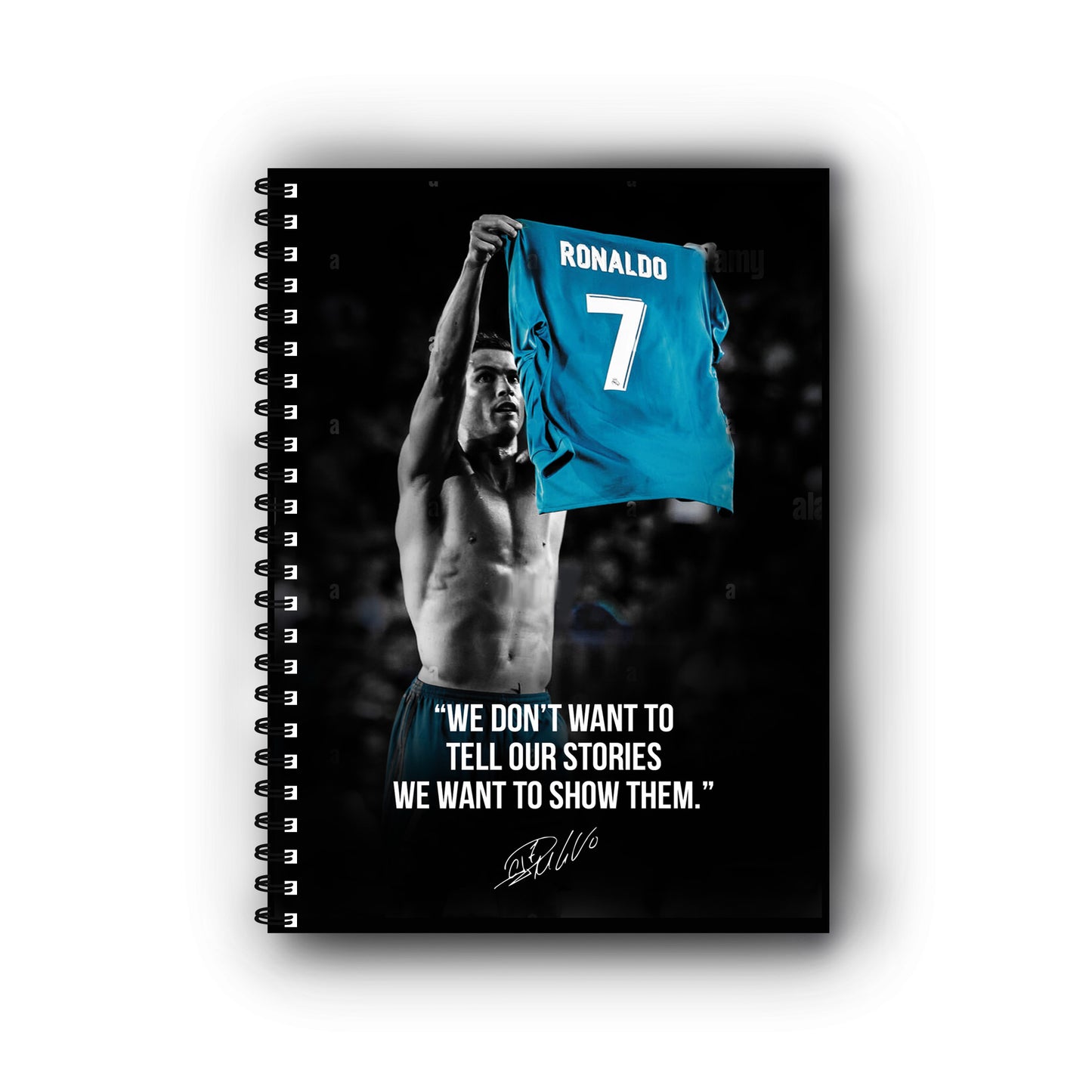 Cristiano Ronaldo Printed Notebook