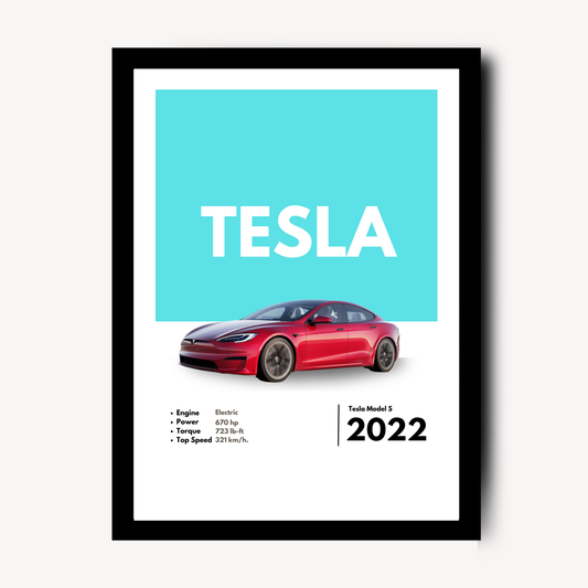 Tesla Supercar Artwork