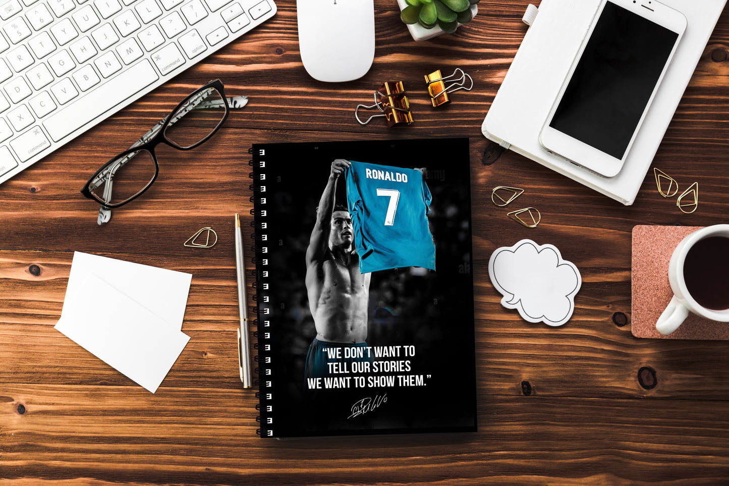 Cristiano Ronaldo Printed Notebook