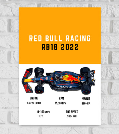 Red Bull Racing Supercars Art work