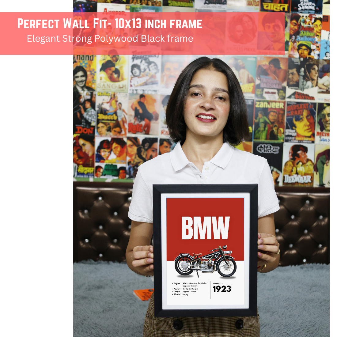 BMW R32 Superbikes Bikes Artwork Poster| Frame |Canvas | Vintage | Classic | Sports