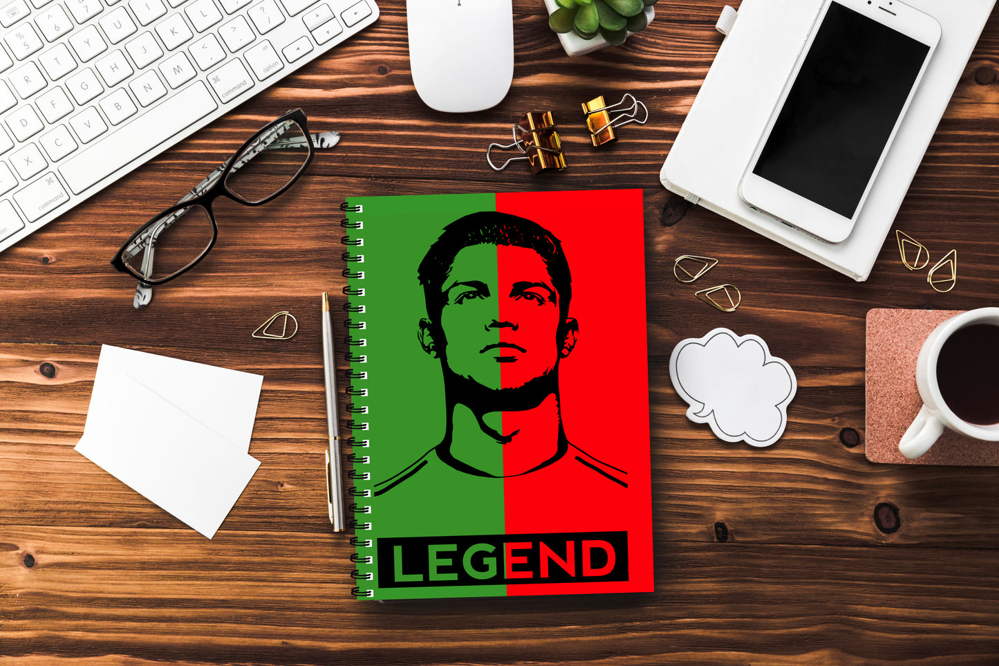 Cristiano Ronaldo Printed Notebook