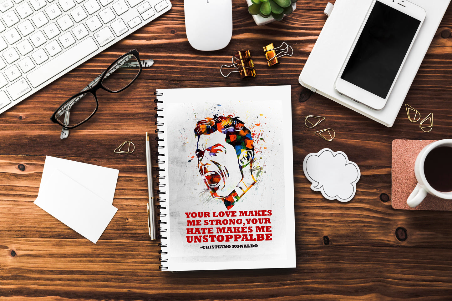 Cristiano Ronaldo Printed Notebook