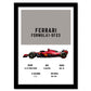 Ferrari Formula 1 cars Art work