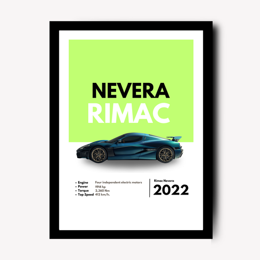 Nevera Rimac Supercar Artwork