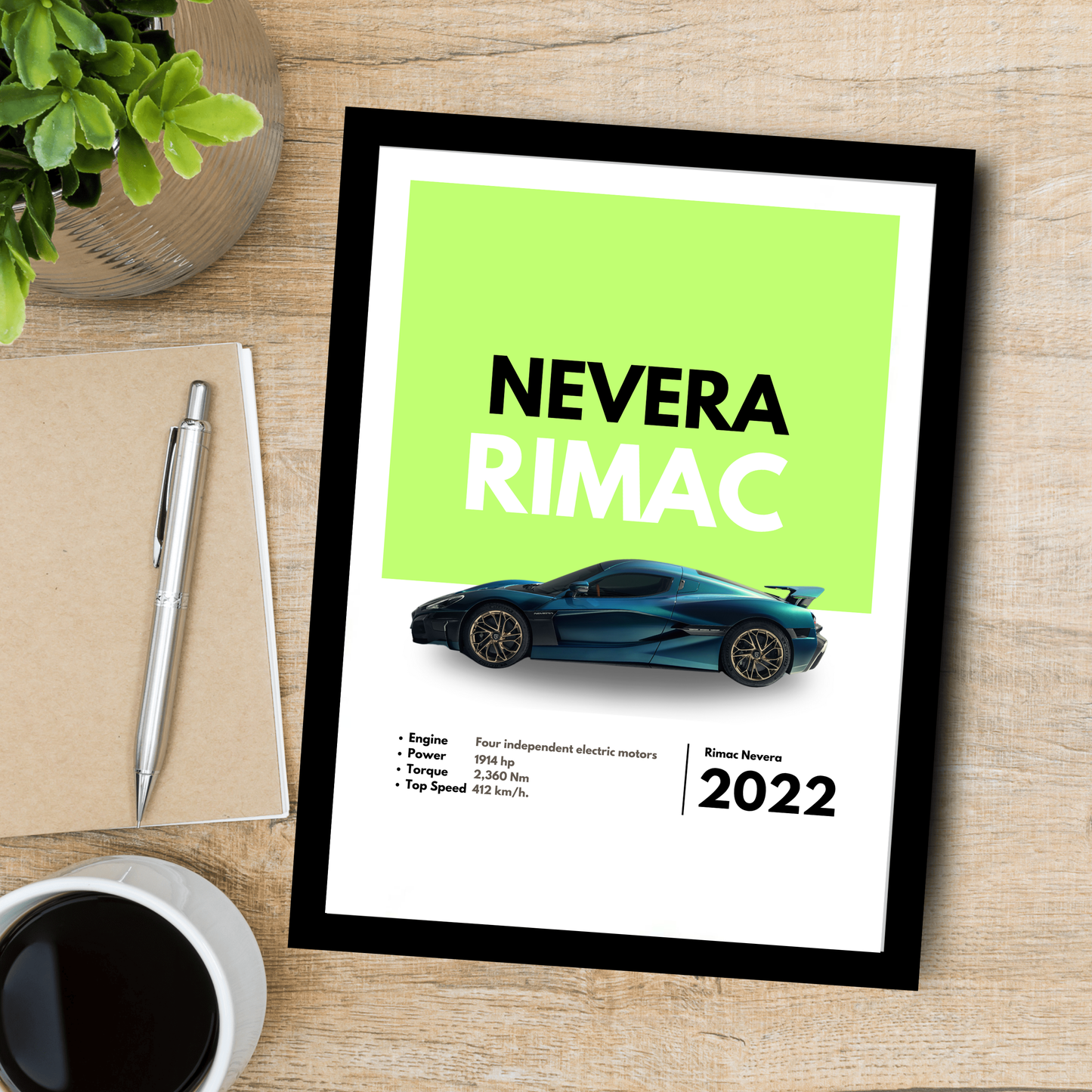 Nevera Rimac Supercar Artwork