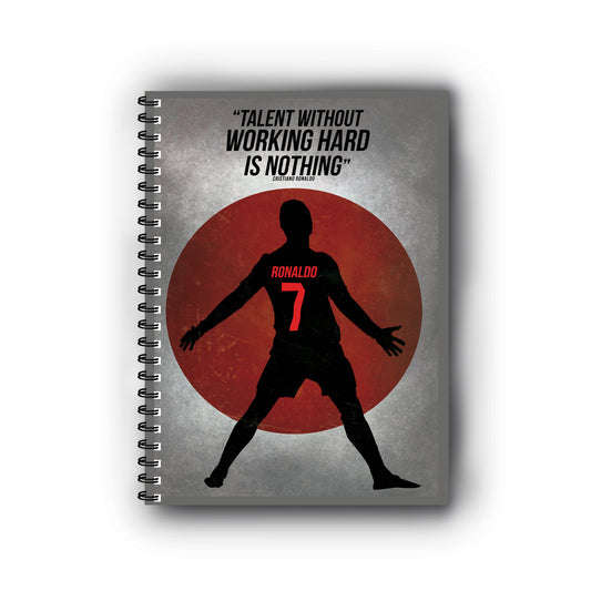 Cristiano Ronaldo Printed Notebook