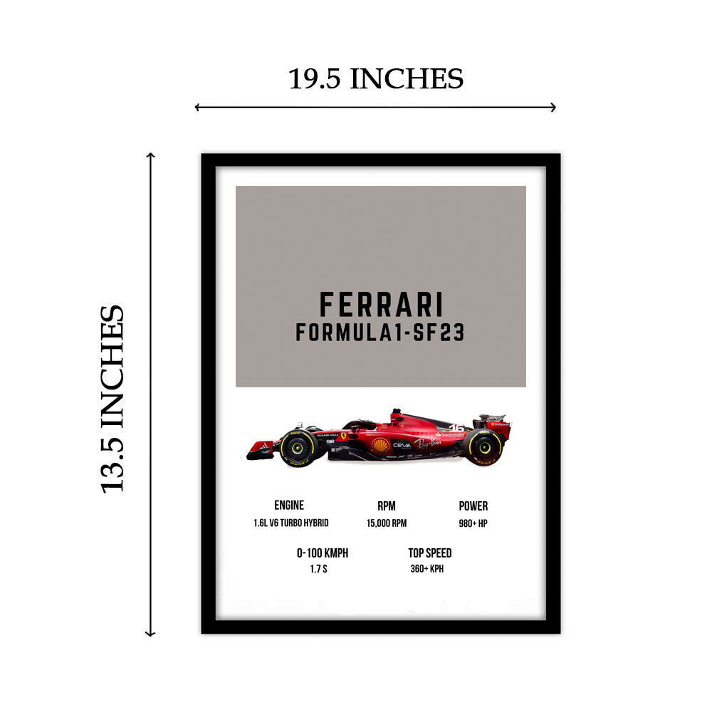 Ferrari Formula 1 cars Art work