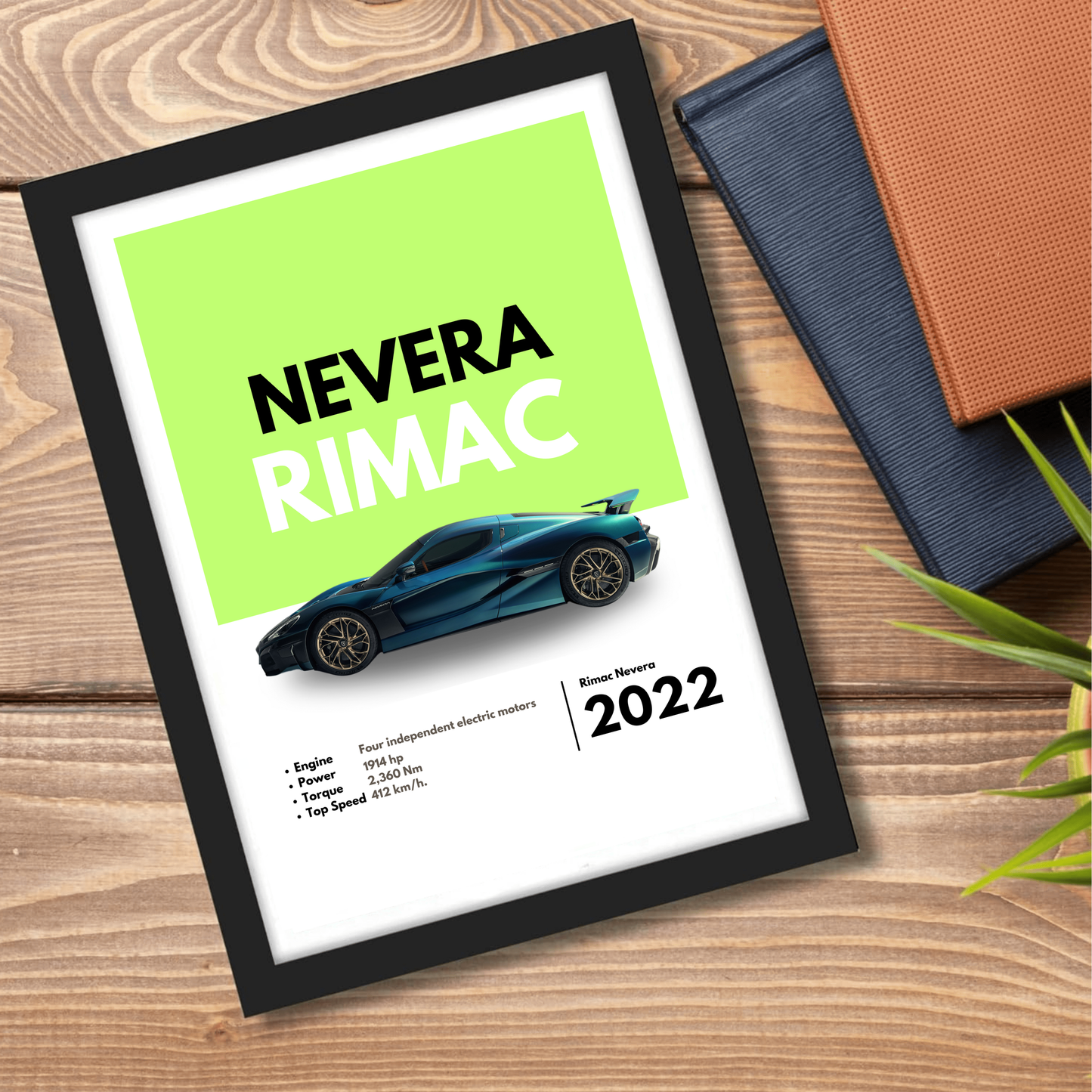 Nevera Rimac Supercar Artwork