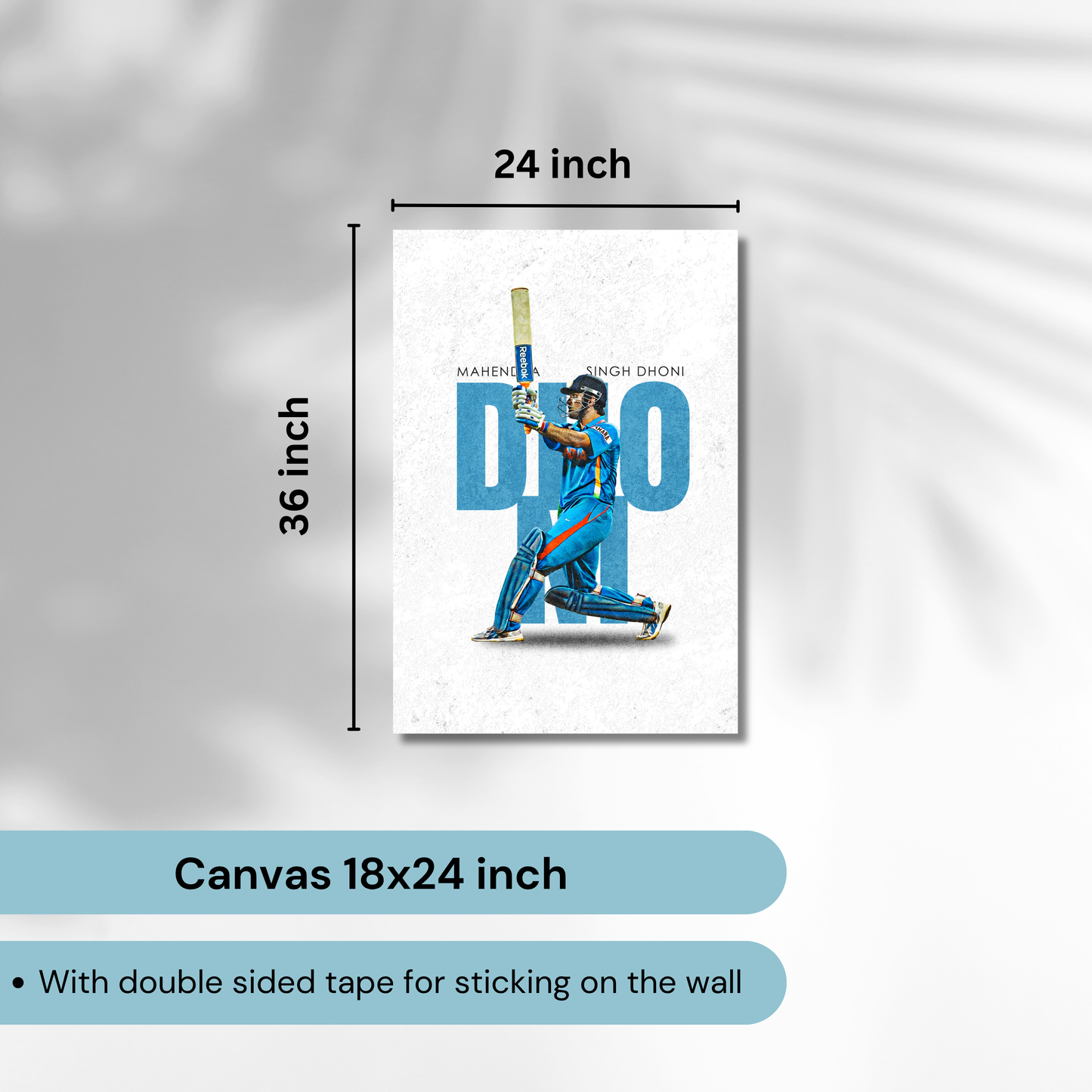 Cricketer Ms Dhoni Poster Cricket Players Motivational Poster, Players Photo posters For wall decor, room decoration home bedroom living room Paintings Hostel Frame | Frames | Framed