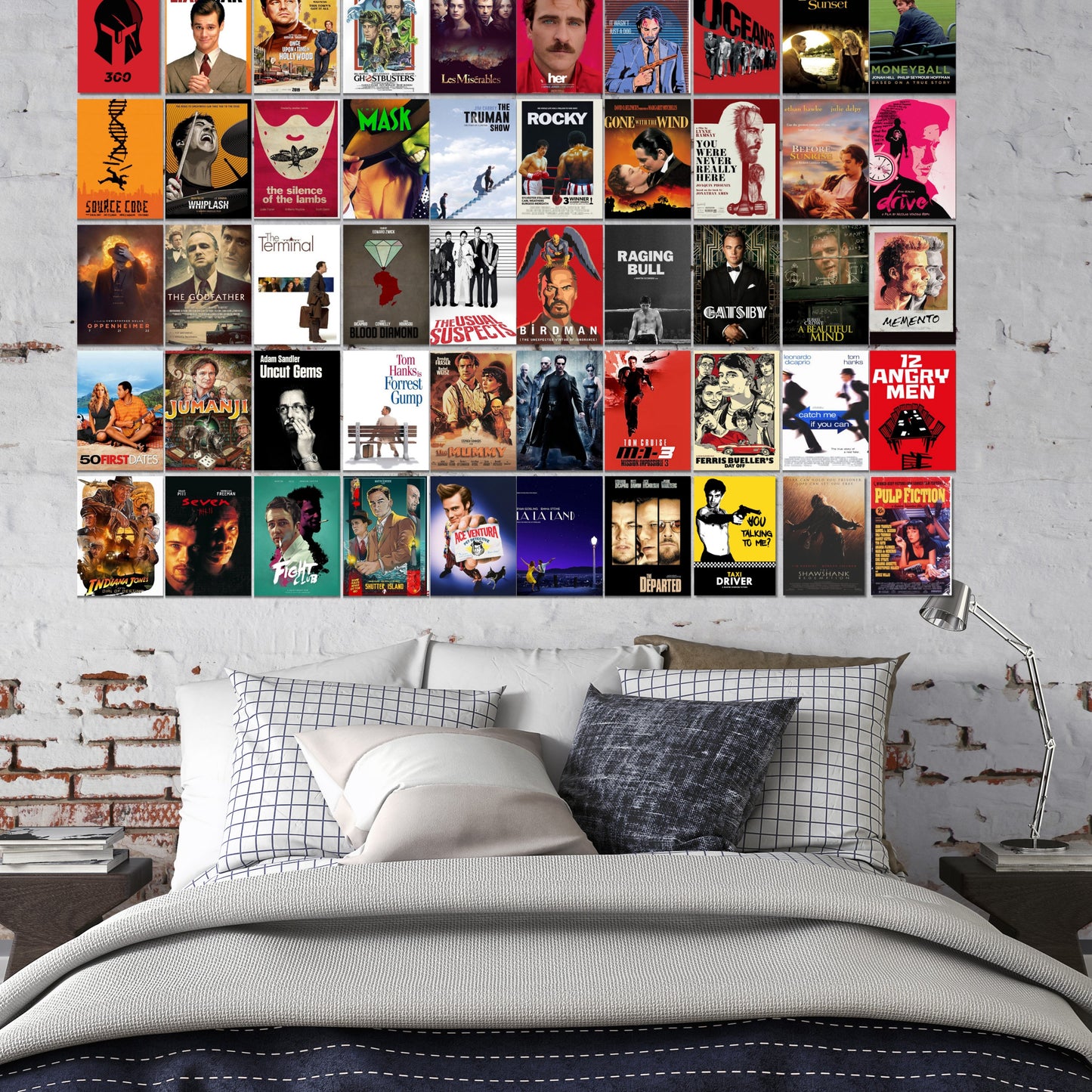 GOOD HOPE Set of 60 Hollywood Movies Posters(4x6 inch) Pop Artwork