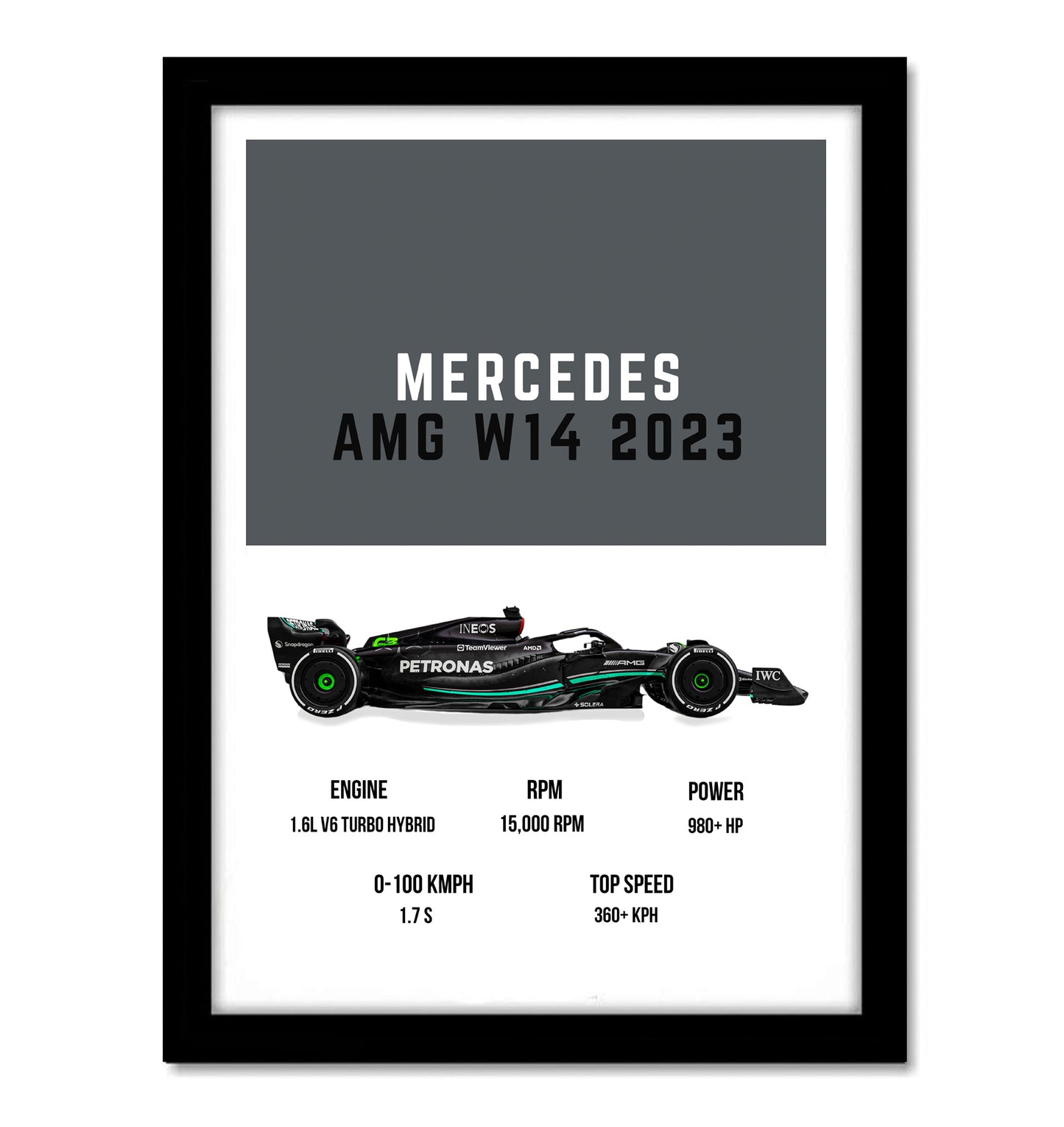 Mercedes Formula1 Art work