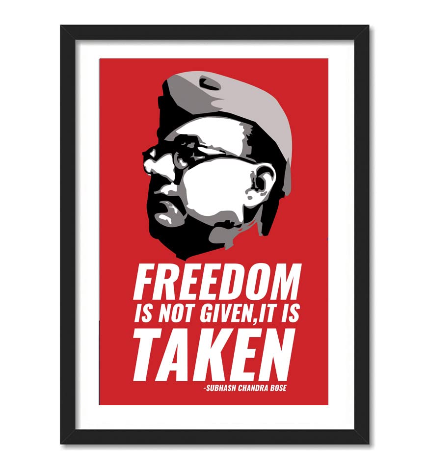 Netaji Subhash C. Bose Motivational Art work