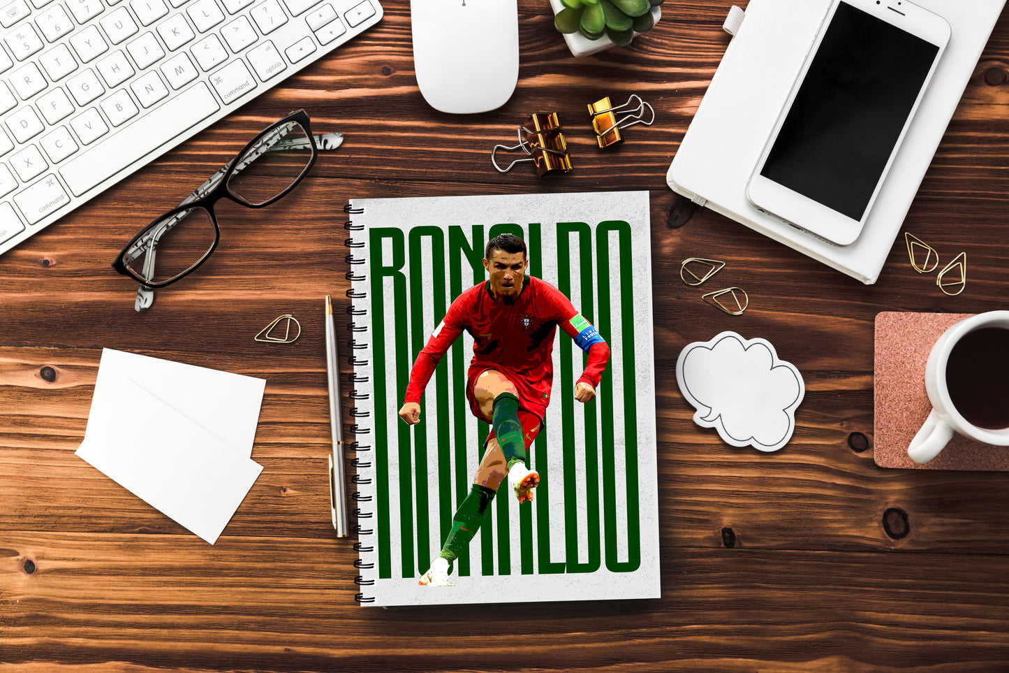 Cristiano Ronaldo Printed Notebook