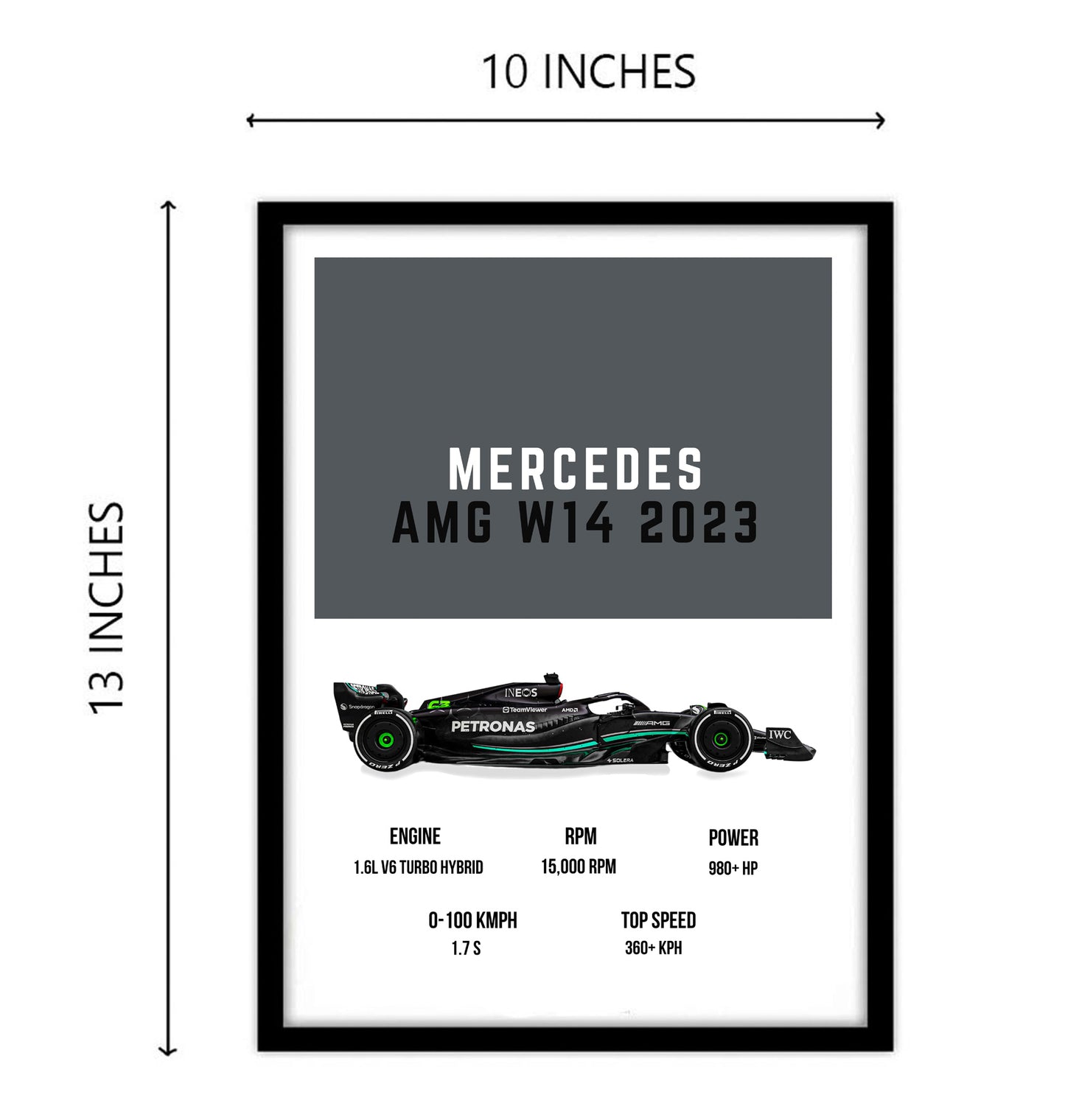 Mercedes Formula1 Art work