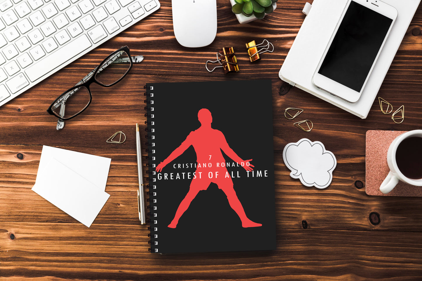 Cristiano Ronaldo Printed Notebook