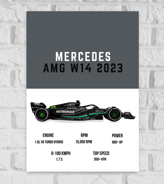 Mercedes Formula1 Art work