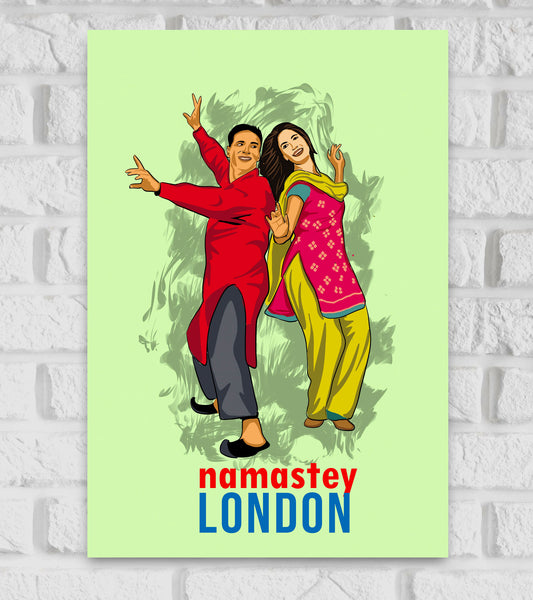 Namastey London Movie Art work