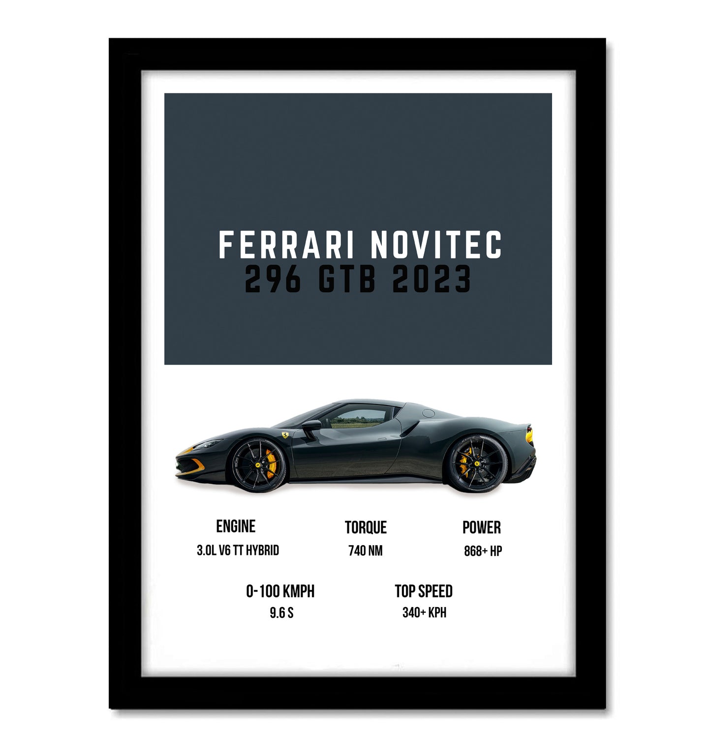 Ferrari Novitec Supercar Art work