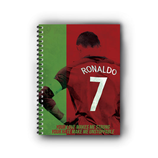 Cristiano Ronaldo Printed Notebook