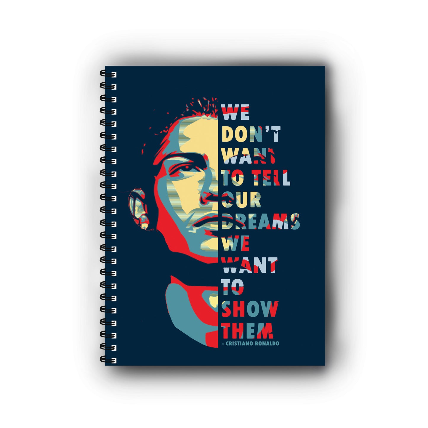 Cristiano Ronaldo Printed Notebook