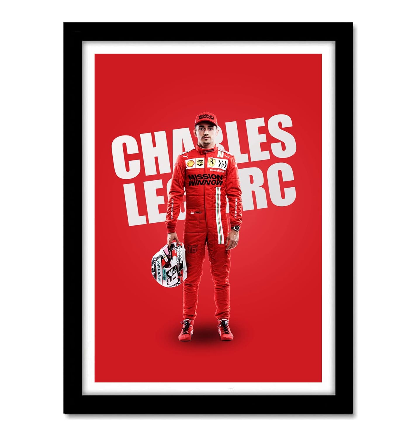 Charles Leclerc Motorsports Art work