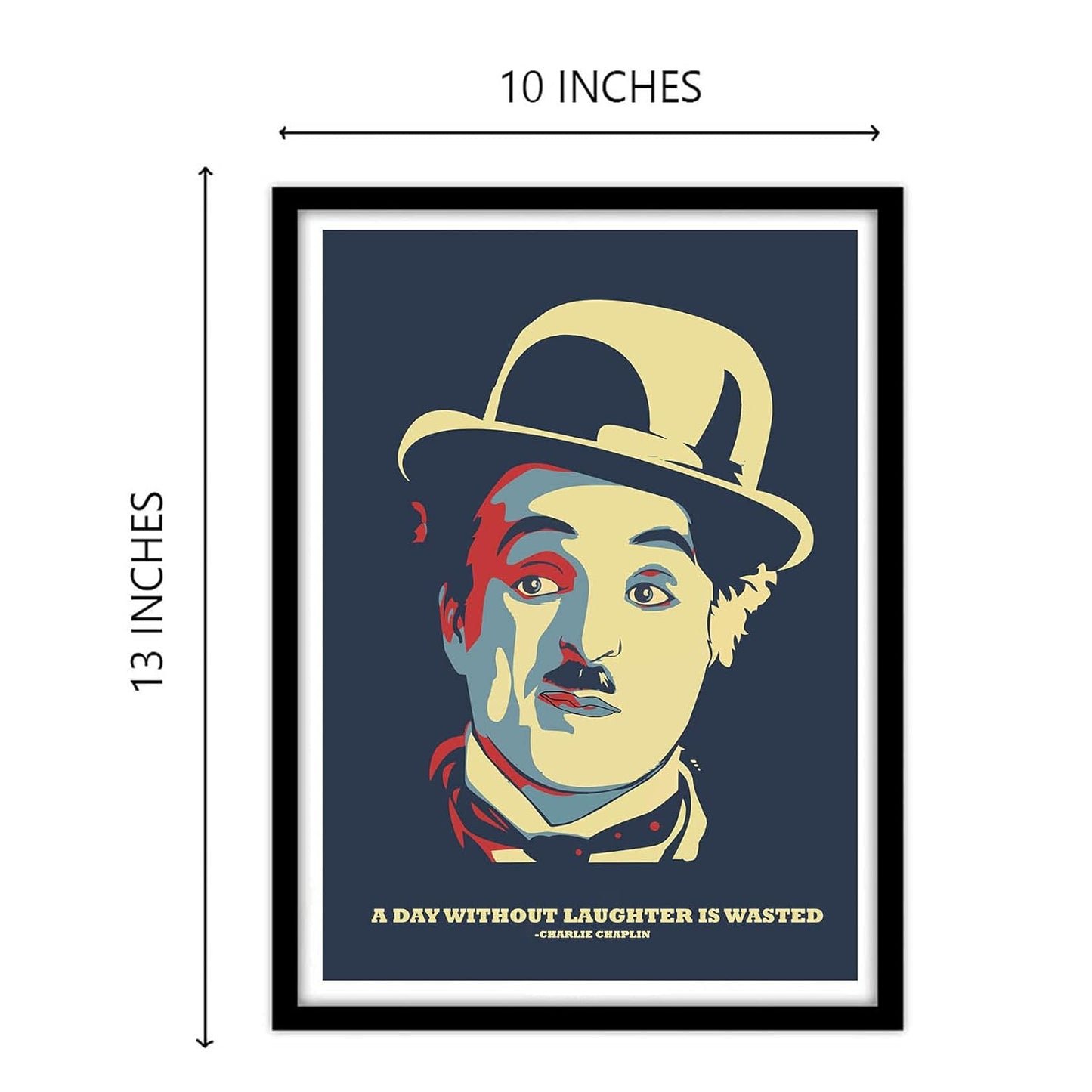 Charlie Chaplin Motivational Art work