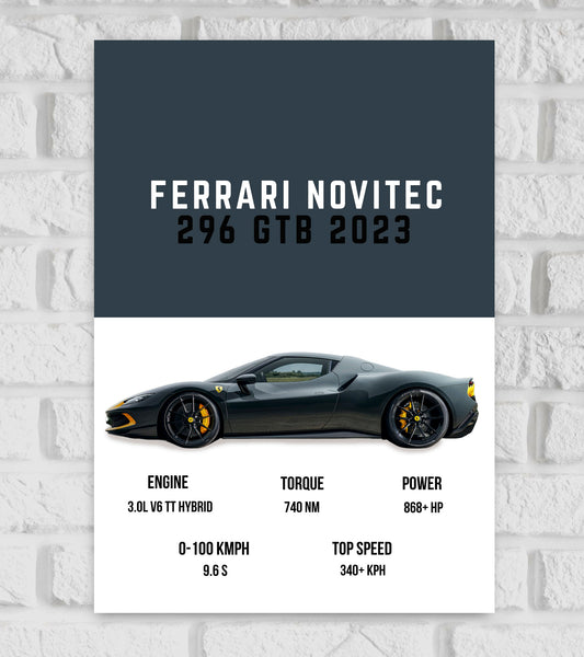 Ferrari Novitec Supercar Art work