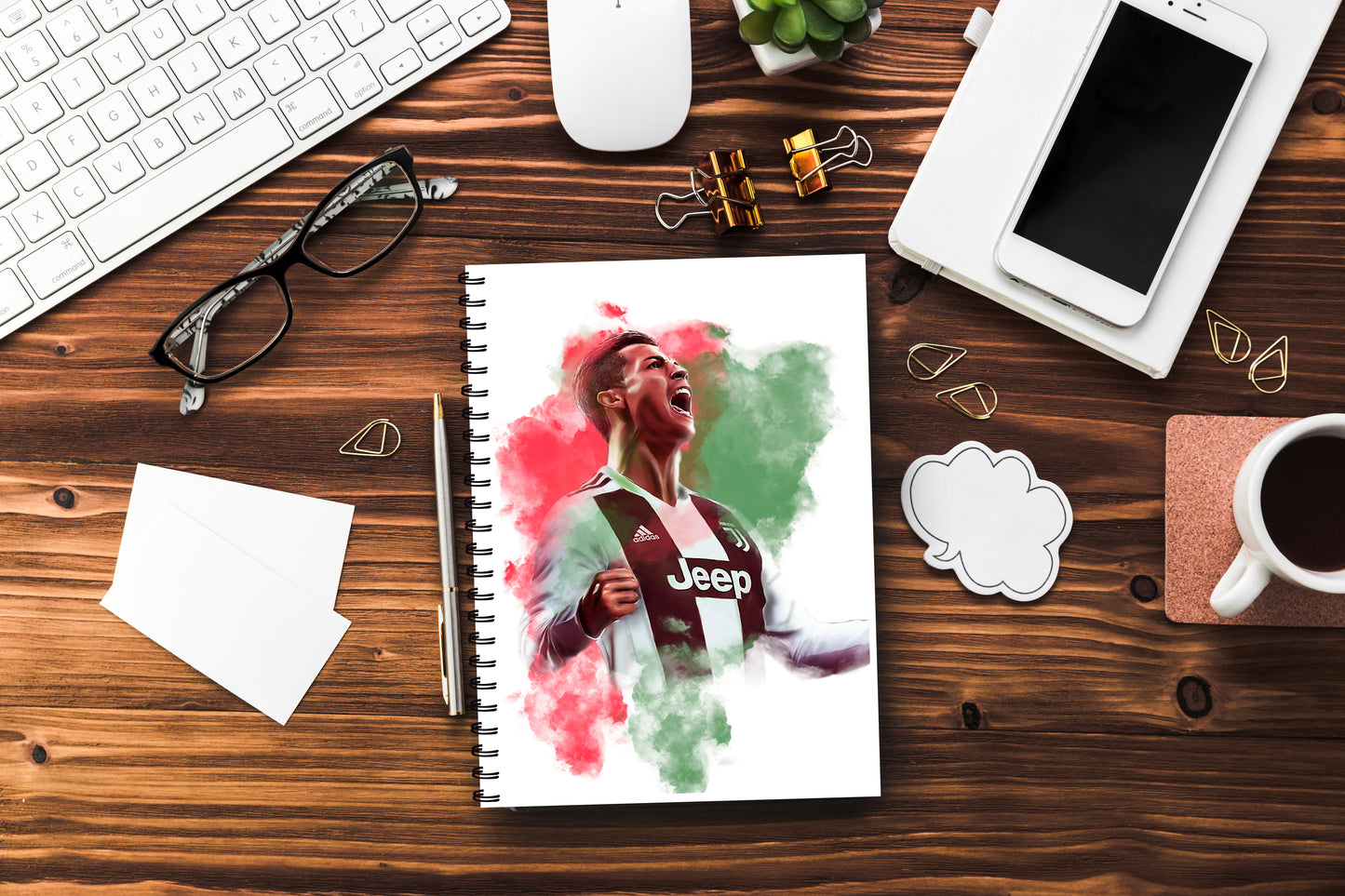 Cristiano Ronaldo Printed Notebook