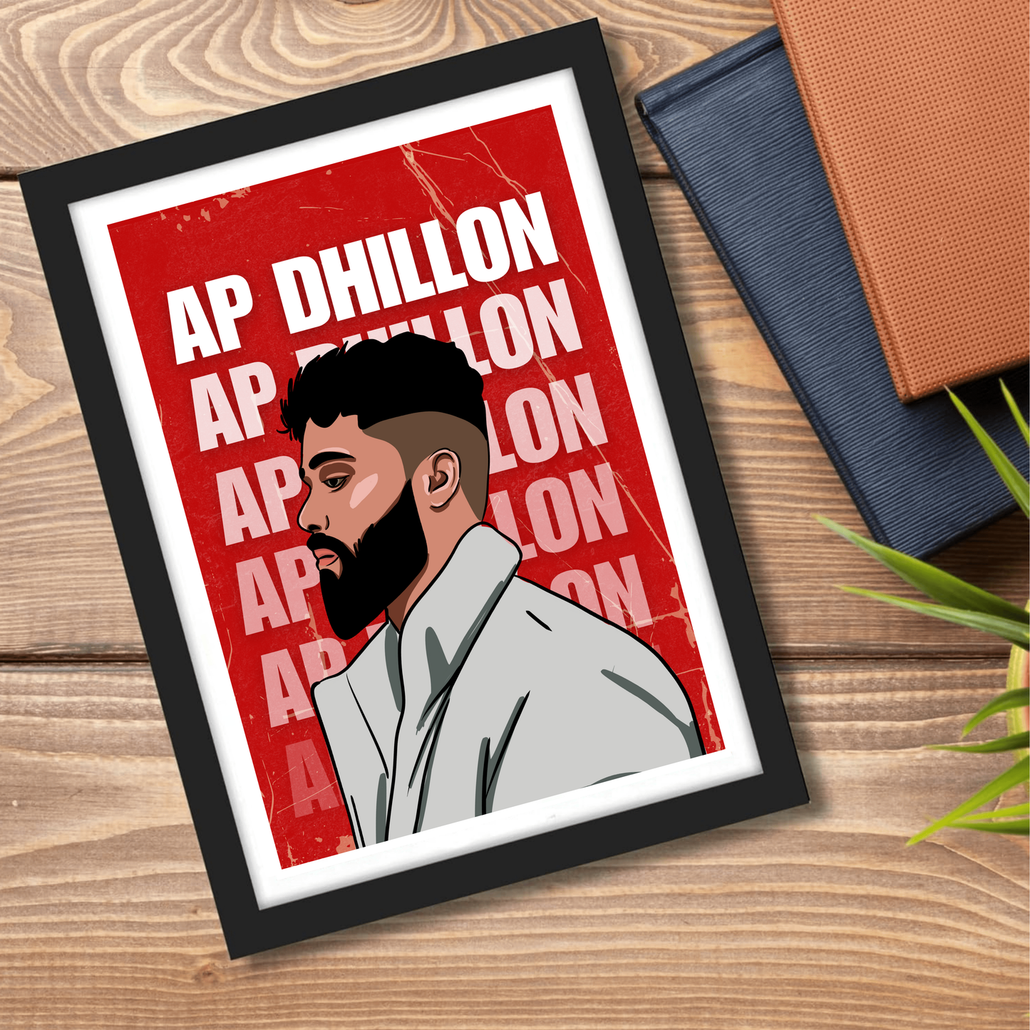 AP Dhillon Singer Actor Artwork