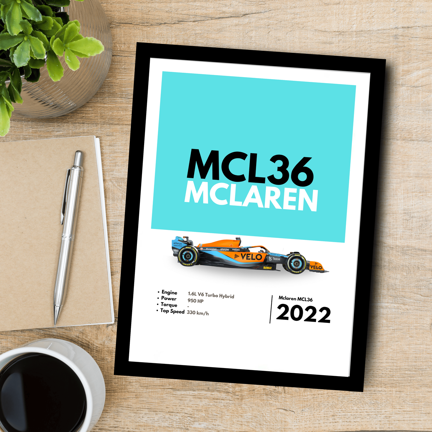 Mclaren MCL36 F1 Supercar Artwork