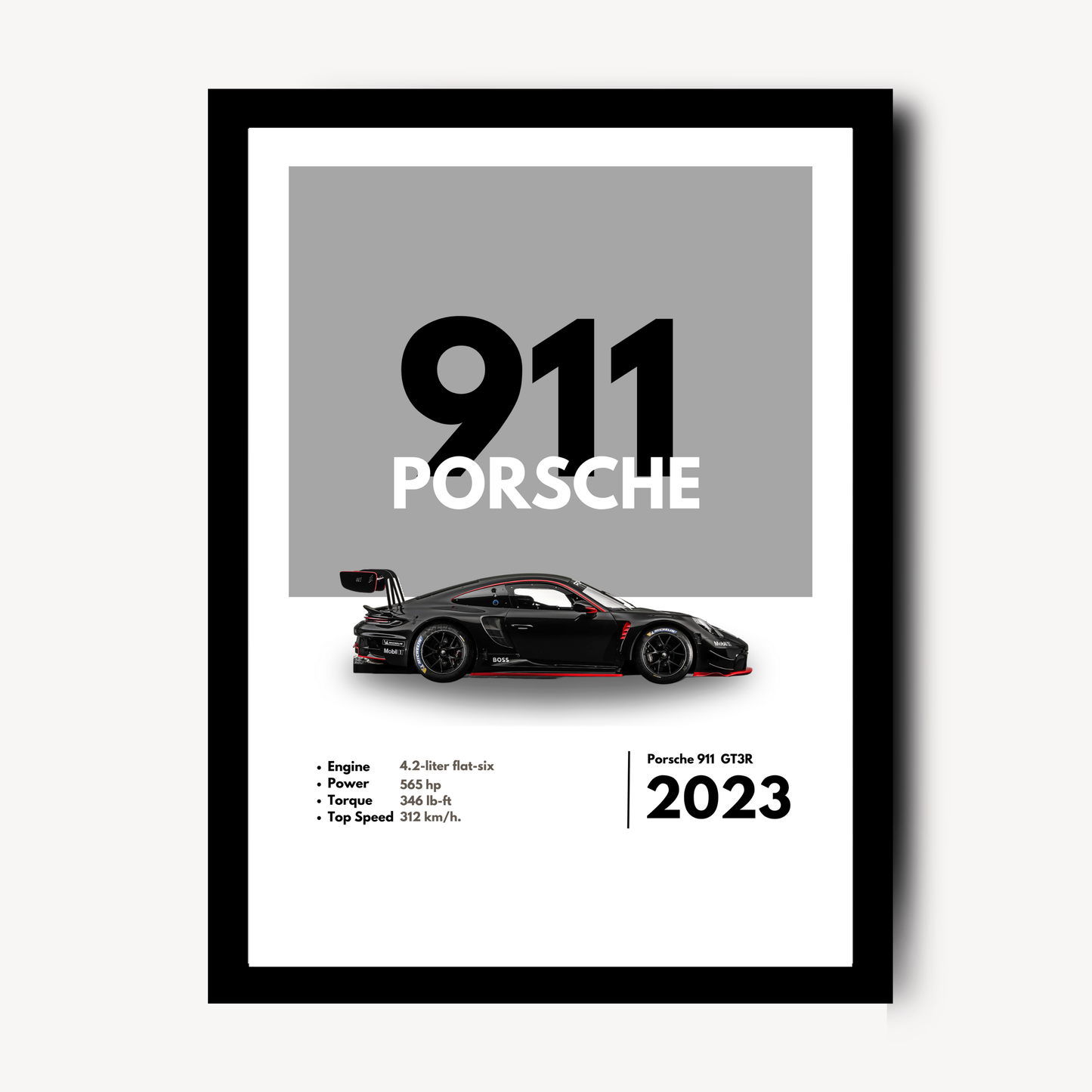 Porsche 911 Supercar Artwork