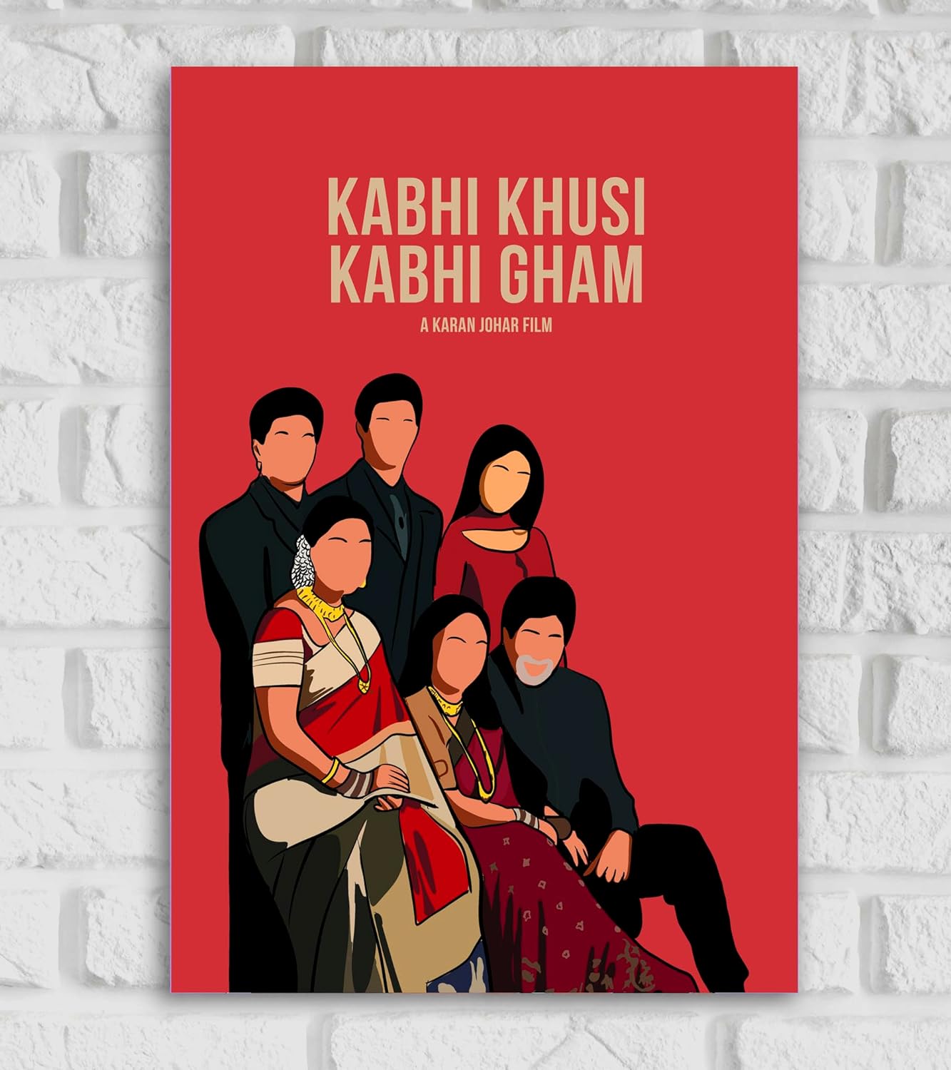 kabhi Khushi Kabhi Gham Movie Art work