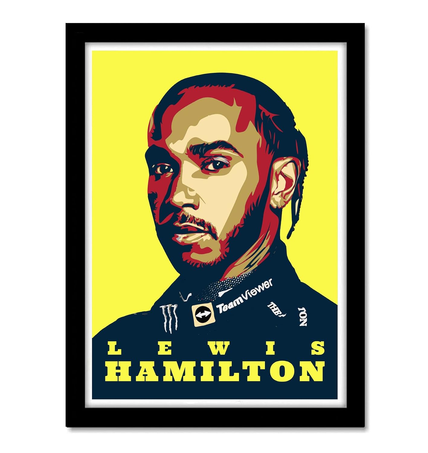 Lewis Hamilton Motorsports Art work